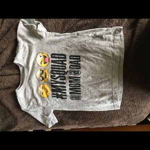 Kids Gray Graphic shirt